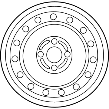 2011 Hyundai Azera Spare Wheel - 52910-2M910