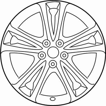 Hyundai 52910-2M130 19 Inch Wheel Nicks On Edge