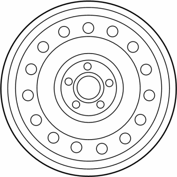 Hyundai 52919-P2100 Wheel Assembly-Temporary