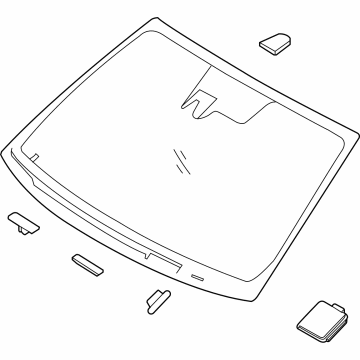 Hyundai 86110-L0030 Windshield Glass Assembly