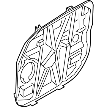 Hyundai 82481-S8010 Front Right-Hand Door Module Panel Assembly