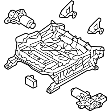 Hyundai 88500-A5752-RY Adjust Assembly-Front Seat Passenger