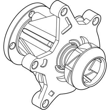 Hyundai Santa Fe Hybrid Water Pump - 25100-2MHA0