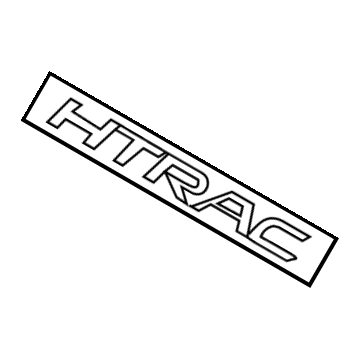 Hyundai 86322-D3510 Htrac Emblem