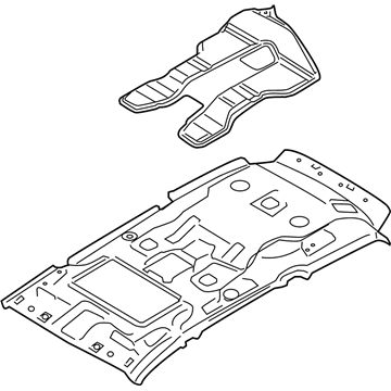 Hyundai 85410-4D210-TW Headlining Assembly