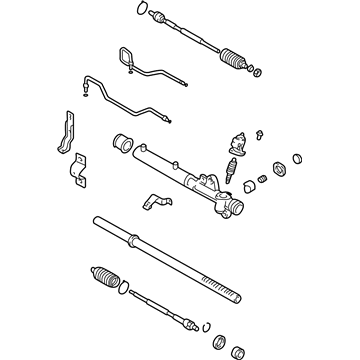 Hyundai 57700-2C000 Gear & Linkage Assembly-Power Steering