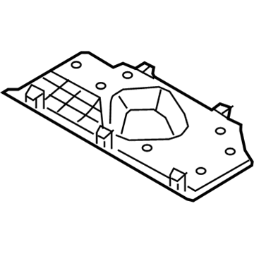 Hyundai 84509-G2000-T9Y Cover Assembly-Under,RH