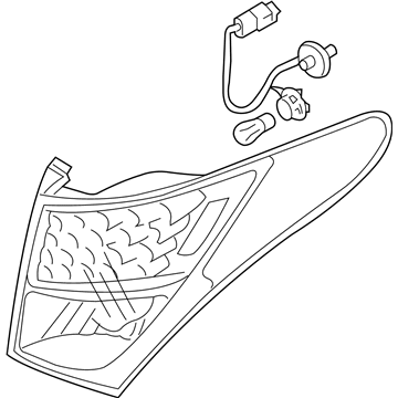 Hyundai 92401-3J150 Lamp Assembly-Rear Combination,LH