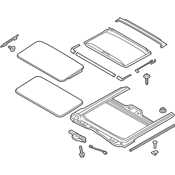 Hyundai 81600-J9000-TTX Sunroof Assembly