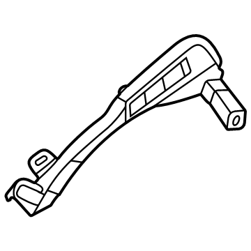 Hyundai 83658-AR000 BRACKET-RR DR O/S HDL,LH