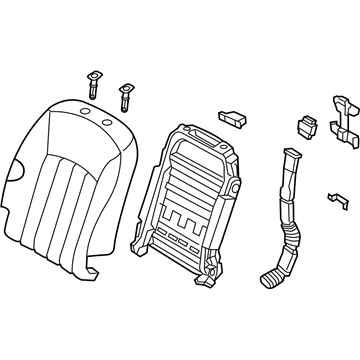 Hyundai 88300-3N340-XIR Back Assembly-Front Seat Driver