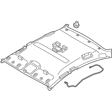 Hyundai 85310-J0000-XUG Headlining Assembly