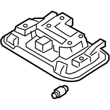 Hyundai 92850-C7010-XUG Room Lamp Assembly