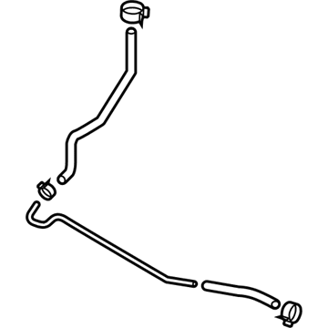 2017 Hyundai Elantra Coolant Reservoir Hose - 25450-F3300