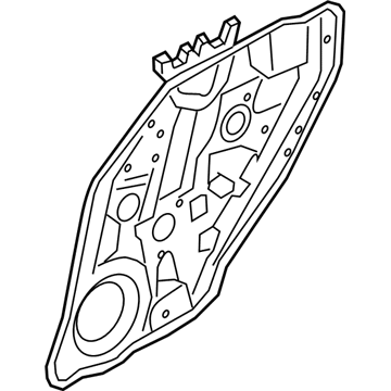 Hyundai 83481-G9000 Rear Right-Hand Door Module Panel Assembly