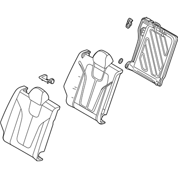 Hyundai 89400-K9000-SJA Back Assembly-RR Seat RH