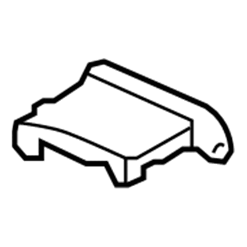 Hyundai 87243-J0000 Piece-Roof Garnish End Front,RH