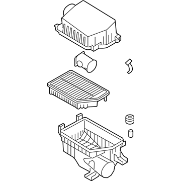 Hyundai Elantra GT Air Filter Box - 28110-A5350