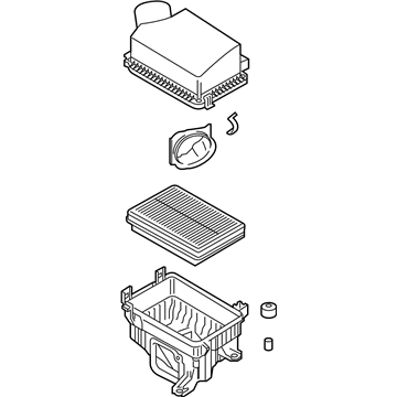 2020 Hyundai Veloster Air Filter Box - 28110-J3800