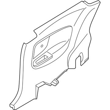 Hyundai 85510-3X500 Trim Assembly-Quarter Inner LH