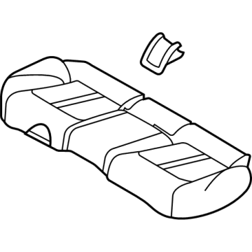 Hyundai 89100-L5030-VSA CUSHION ASSY-RR SEAT