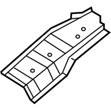 Hyundai 65645-G2000 Extension-Rear Floor INTERM Cross,RH