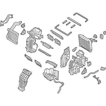 Hyundai 97205-G3260 Heater & Evaporator Assembly