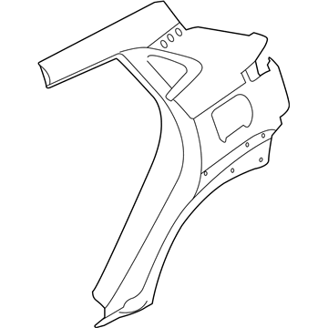 Hyundai 71504-J9C00 Panel Assembly-Quarter Outer,RH