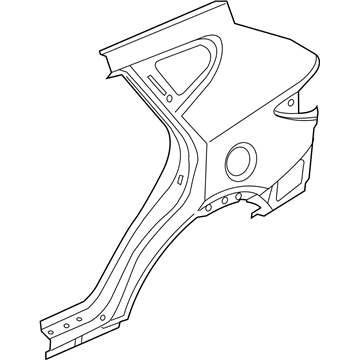 Hyundai 71503-4ZC00 Panel Assembly-Quarter Outer,LH