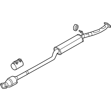 2016 Hyundai Tucson Muffler - 28600-D3470