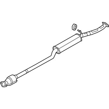 Hyundai 28650-D3550 Center Muffler Assembly