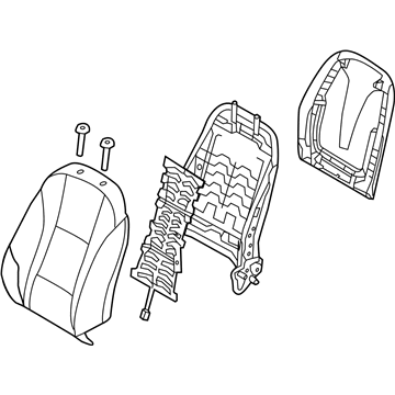 Hyundai 88400-A5430-SGG Back Assembly-Front Seat Passenger