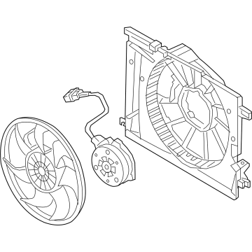 Hyundai Genesis G90 Cooling Fan Assembly - 25380-D2510