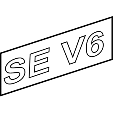 Hyundai 86331-2C710 Se V6 Emblem