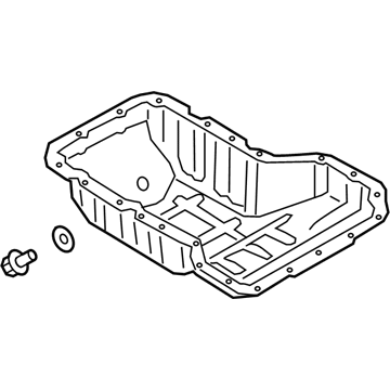 Hyundai 21510-2CTA0 Pan Assembly-Engine Oil