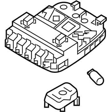 Hyundai 92810-C2200-TTX Overhead Console Lamp Assembly