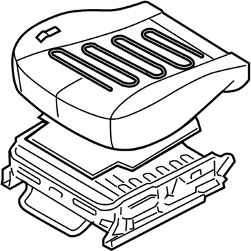 Hyundai 88200-4J380-CS6 Cushion Assembly-Front Seat,RH