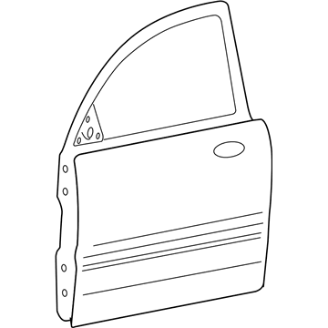 Hyundai 76004-3V000 Panel Assembly-Front Door,RH