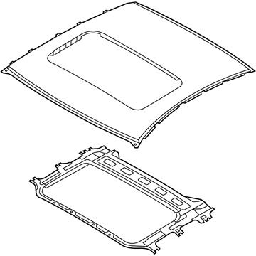 Hyundai 67110-2M060 Panel Assembly-Roof