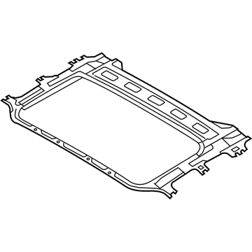 Hyundai 67115-2M050 Ring Assembly-Sunroof Reinforcement