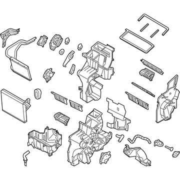 Hyundai 97205-2S011 Heater & Evaporator Assembly