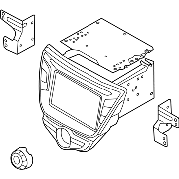 Hyundai 96170-3X100-BLH Audio Assembly