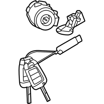 Hyundai 81900-N9D00 Key Sub Set-Steering Lock