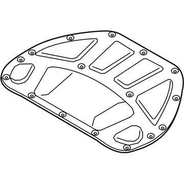 Hyundai 81125-G9000 Pad-Hood Insulating