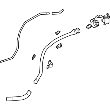 Hyundai 31030-N9500 Filler Neck & Hose Assembly