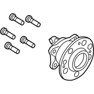 Hyundai 52730-F0000 Rear Wheel Hub And Bearing Assembly