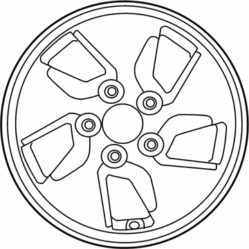 Hyundai 52910-G2120 15 Inch Wheel