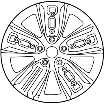 Hyundai 52905-G2600 Aluminium Wheel Assembly