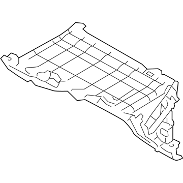 Hyundai 84540-G2000-T9Y Panel Assembly-Lower Crash Pad,RH