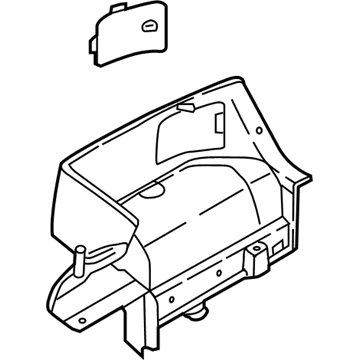 Hyundai 85740-E6500-TRY Trim Assembly-Luggage Side RH